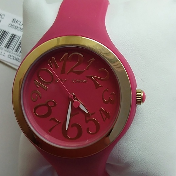 Betsey Johnson New Hot Pink Watch